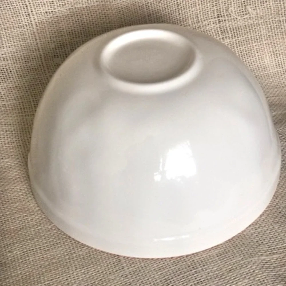Rae Dunn Boo 10” Melamine Halloween Bowl Spooky Tableware Decor White Orange